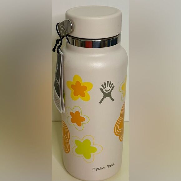 NWT -Limited Edition Hydro Flask Floral Groovy 32oz Widemouth - Picture 4 of 6